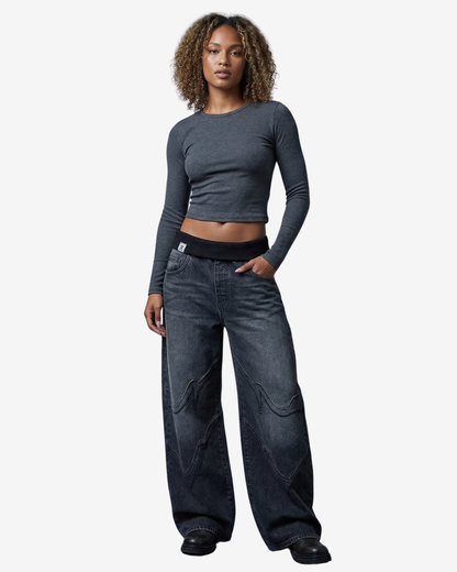 'Kenzie' Wide Leg Jeans